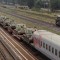 Российская техника на станции Каменская Ростовской области, примерно 35 км до границы с Украиной