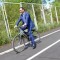 Сергей Тен проехал на велосипеде круг по новому автогородку и отметил неровности в асфальтовом покрытии: значит, дороги как настоящие!