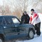 вытаскивали застрявшую Волгу...
