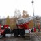 В Ангарске прошла презентация новой автолестницы и передача пожарной автоцистерны в село Одинск