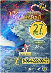 Ночное массовое катание "Новогодний карнавал"