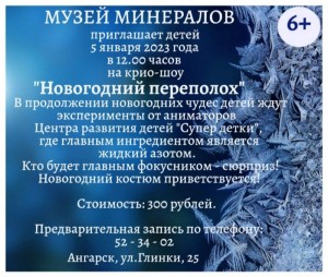 Крио-шоу "Новогодний переполох"