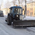 На улицах города производится комплексная уборка снега