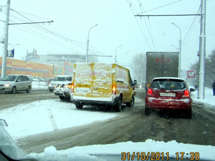 ДТП в Иркутске, фото очевидца с форума дром.ру
