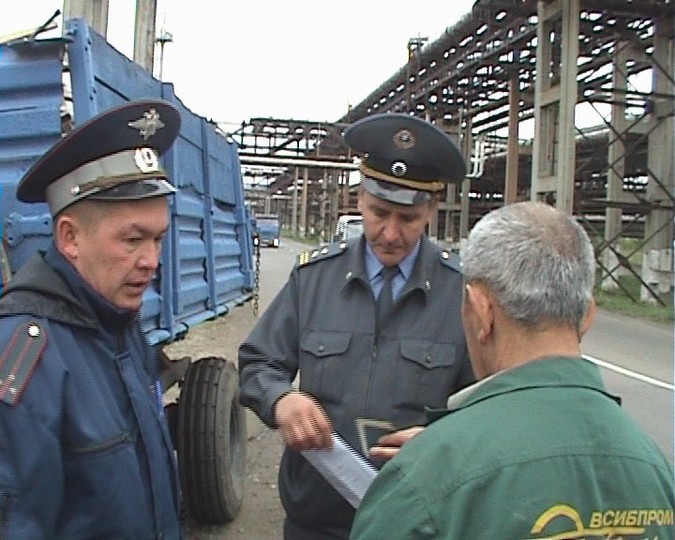 Задержание на ведомственной дороге АНХК 15А