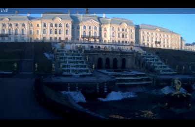 Путешествия по веб-камерам.Петродворец.