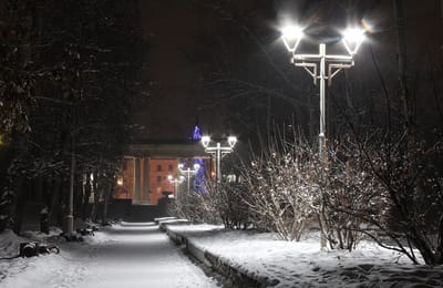 Парковое освещение в Ангарске