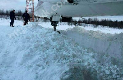 В Братске засняли выкатившийся с полосы бомбардировщик Ту-22М3