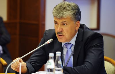 Павел Грудинин в Ангарске