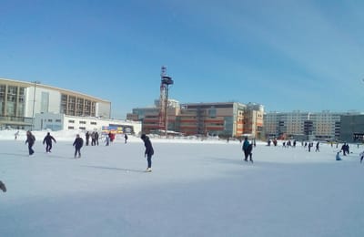 На каток