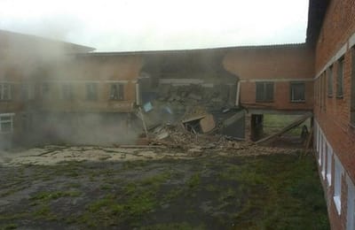 В селе Уян Куйтунского района обрушилась часть здания школы