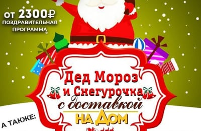 Дед Мороз и Снегурочка со сказочной программой!