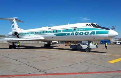 Последний в России рейс Ту-134 вылетел из Иркутска