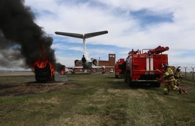 Внеплановые учения провели в аэропорту Иркутска