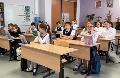 Беседа в гимназии
