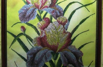 Алмазная мозаика  Ирисы