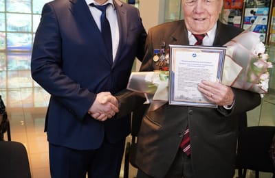 Ветеран АЭХК Виктор Житов отметил 90-летие