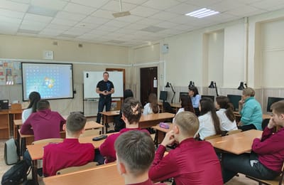 Беседа в школе 29