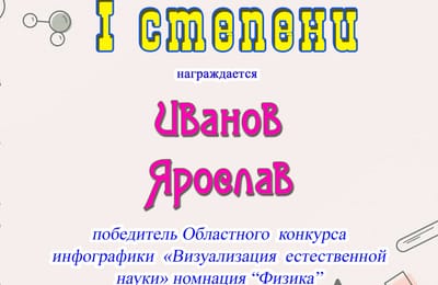 Подведены итоги Областного конкурса инфографики «Визуализация естественной науки»