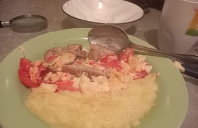Первая традиционная пища и насморк за много лет