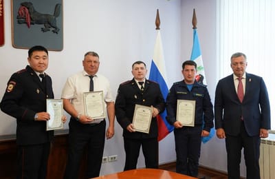 В Усольском районе наградили мужчин, сбивавших дроны во время атаки 1 июня