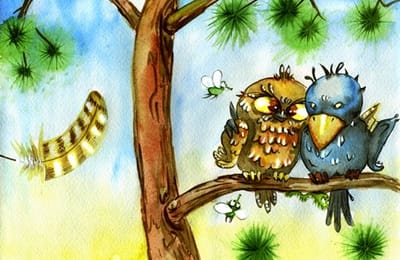 Книжка-сказка ВОРОН И ФИЛИН...