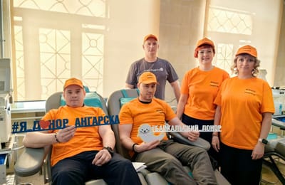 Ангарские нефтехимики приняли участие в волонтерской акции ко Дню донора