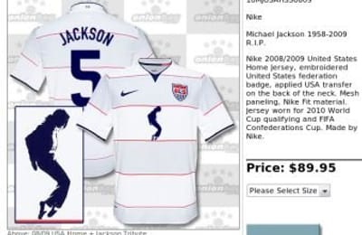 Nike выпустила футболку сборной США в память о Майкле Джексоне