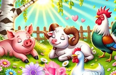 Как звери зимовье строили