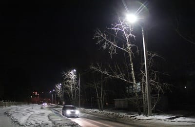 Освещение улицы Оречкина в г. Ангарск