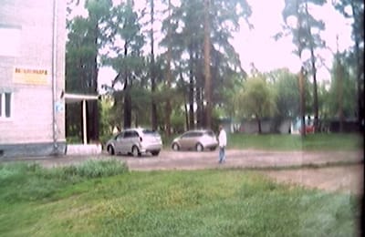Серёга перед камерой