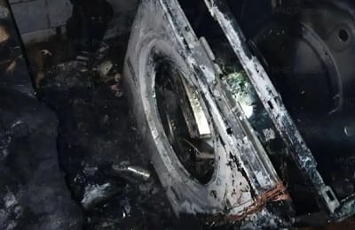 Пожар в 17 микрорайоне