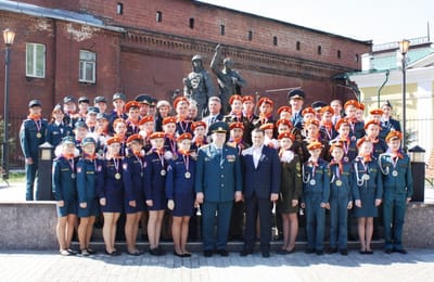 Лучших кадетов МЧС чествовали в Иркутске