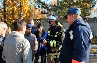 Соревнования среди добровольных пожарных прошли в Ангарске