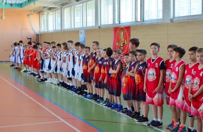 Парад открытия Международного чемпионата детской Байкальской Баскетбольной Лиги