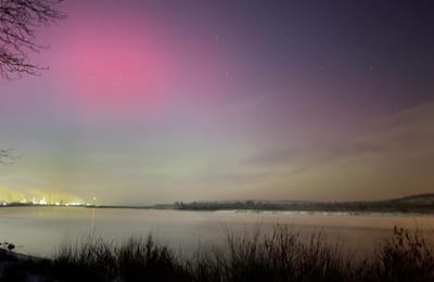 Фото северного сияния над Ангарском
