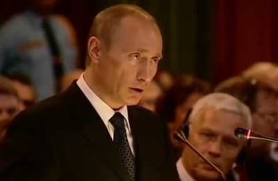 Выступление Путина на заседании Международного Суда ООН в Гааге
