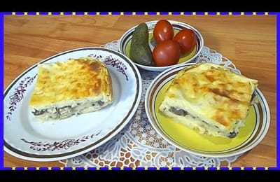 Запеканка из картофеля с грибами