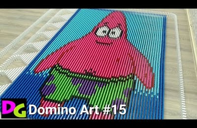Патрик Стар из домино
