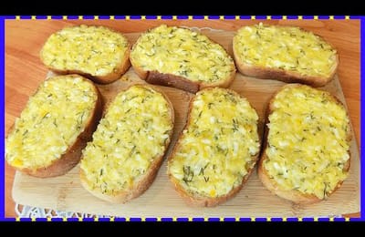 Горячие бутерброды с сыром и яйцами