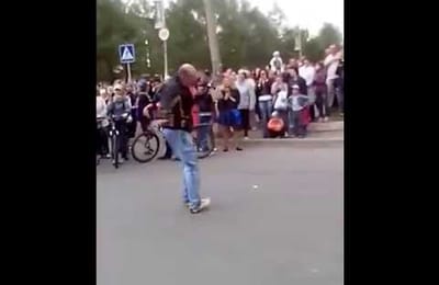 Разогрев, группы НА-НА в Ангарске.