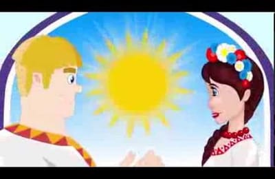 Мультфильм о свадьбе России и Украины.