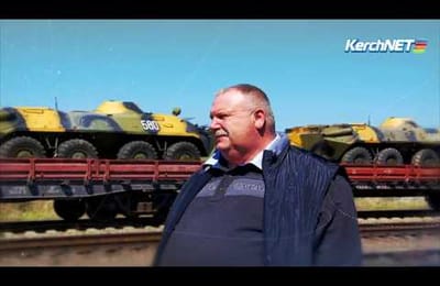 Вежливые люди на Керченской переправе 2014 год