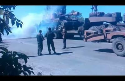 ВСУ погрузка САУ на трал