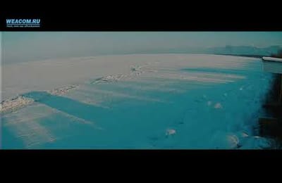 Камера в Выдрино записала, как замерзает Байкал (+ видео)