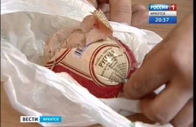 Иркутянин нашел мышь в колбасе
