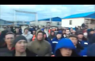 Бунт рабочих-вахтовиков на Чаяндинском месторождении (Газпром)