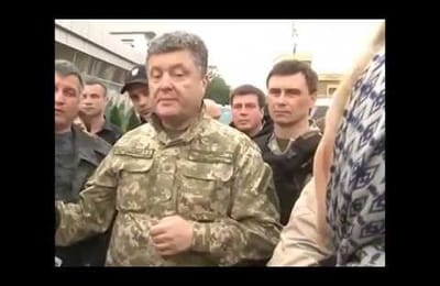 Разговор Порошенко с беженцами из Славянска