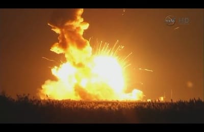 У американцев взорвалась ракета