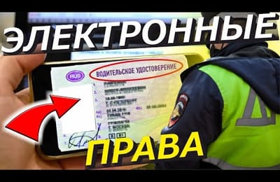 В России Могут Появится Электронные Права для Водителей | Переход на Электронный Документооборот